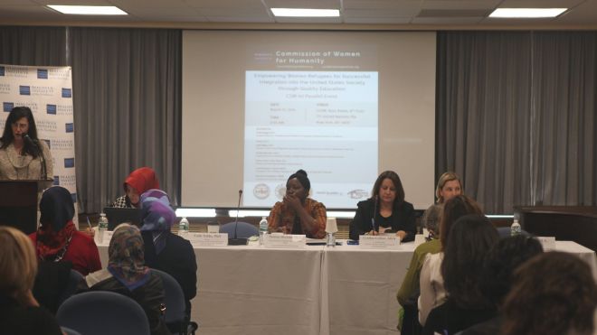 CSW 60 Side Event: "Empowering Women Refugees for Successful Integration into the United States Society through Quality Education"