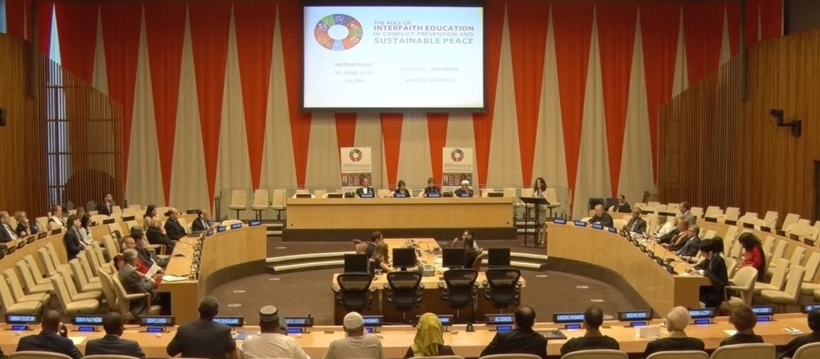 UN Interfaith Conference: "The Role of Interfaith Education in Conflict Prevention and Sustainable Peace"