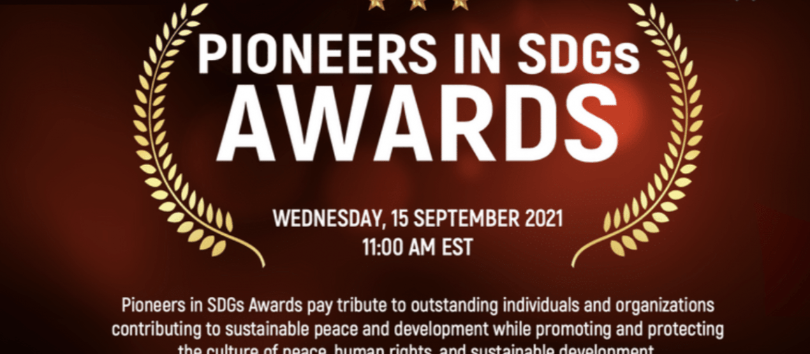 PIONEERS IN SDGS AWARDS 2020