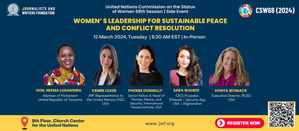 Women's Leadership for Sustainable Peace and Conflict Resolution