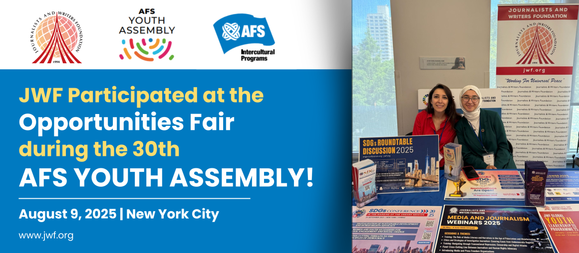 JWF AT THE 30TH AFS YOUTH ASSEMBLY