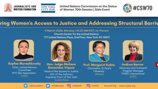 Ensuring Women`s Access to Justice and Addressing Structural Barriers