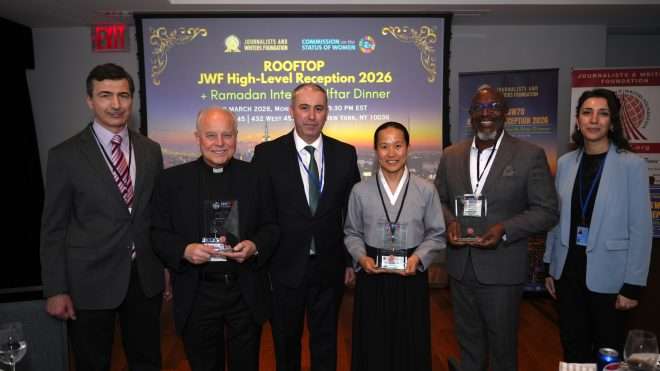 Journalists and Writers Foundation hosted the JWF High-Level Reception and Ramadan Interfaith Dinner during the CSW70 Session